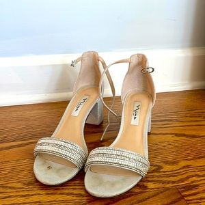 Nina silver heels